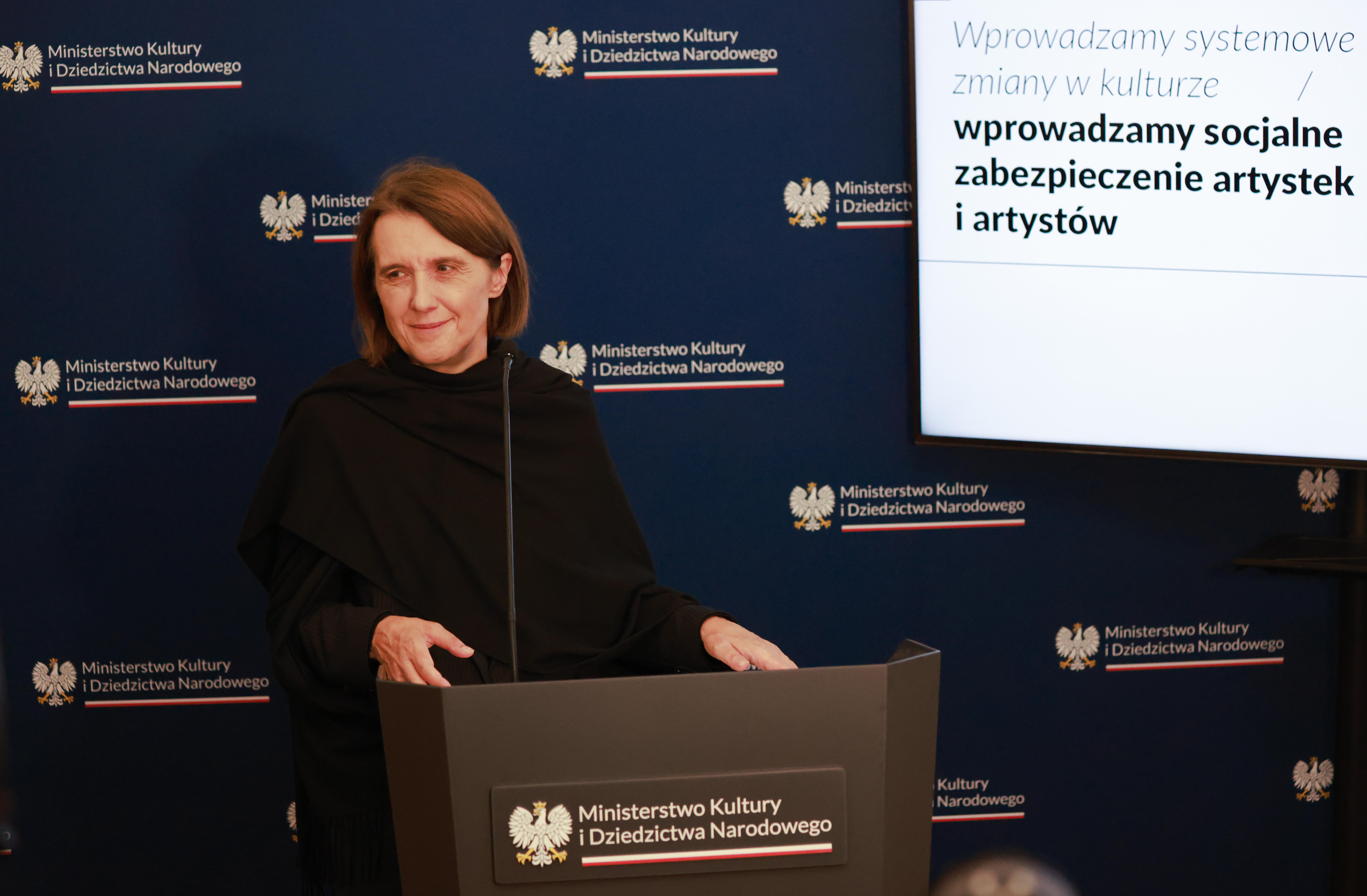 Hanna Wróblewska, ministra kultury i dziedzictwa narodowego / fot. Danuta Matloch/MKiDN