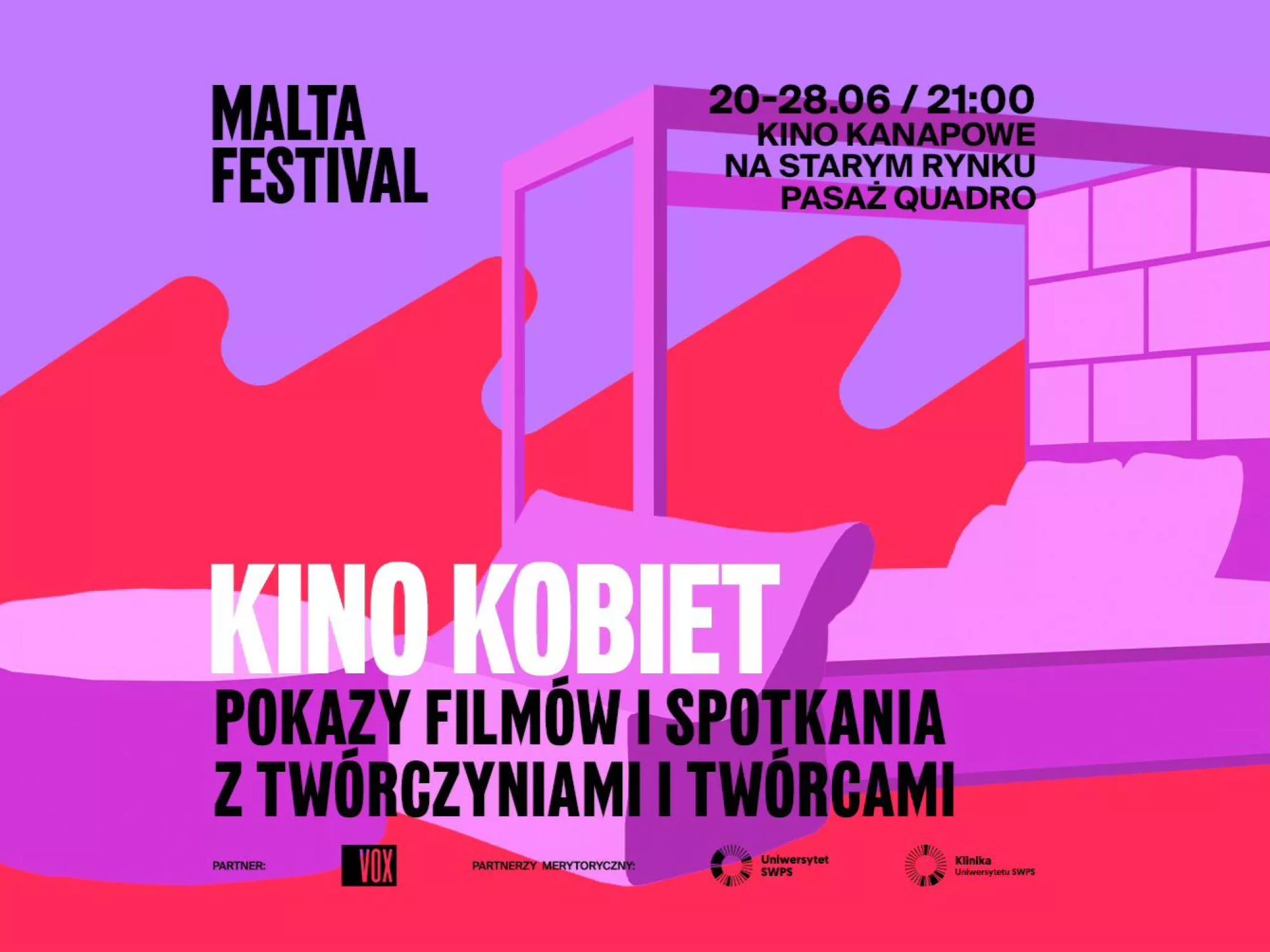 „Kino kobiet” –  projekcje filmowe i inspirujące rozmowy podczas Malta Festival