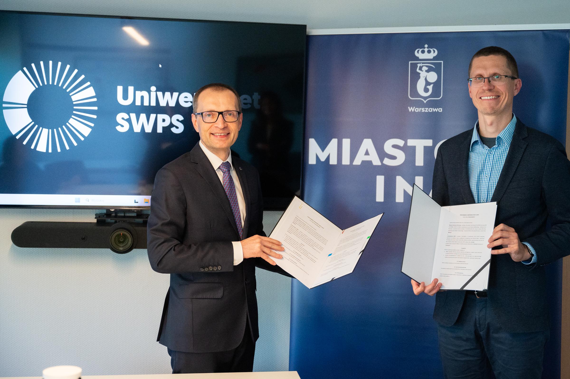 Coraz bliższa współpraca Warszawy i Uniwersytetu SWPS