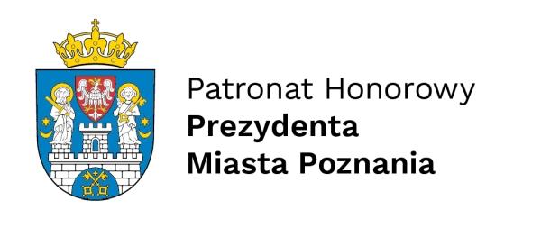 Logo: Patronat Honorowy Prezydenta Miasta Poznania