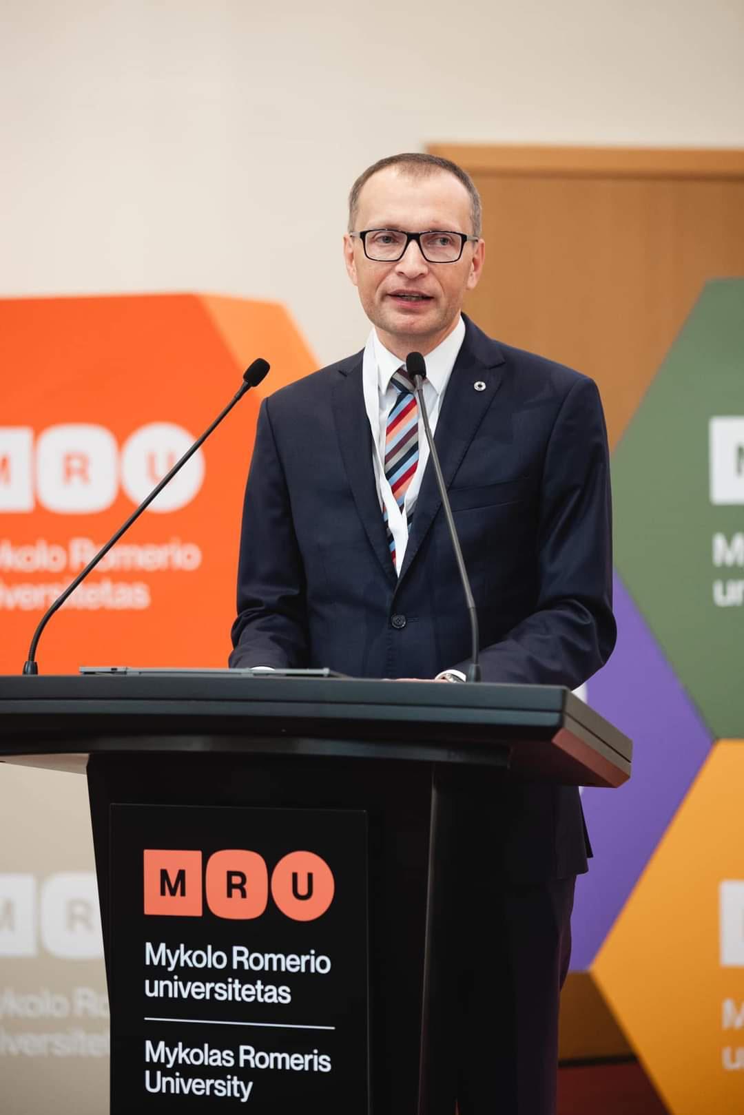 Profesor Roman Cieślak, Rektor Uniwersytetu SWPS, Przewodniczący Rady Rektorów  ERUA na Szczycie ERUA 2024
