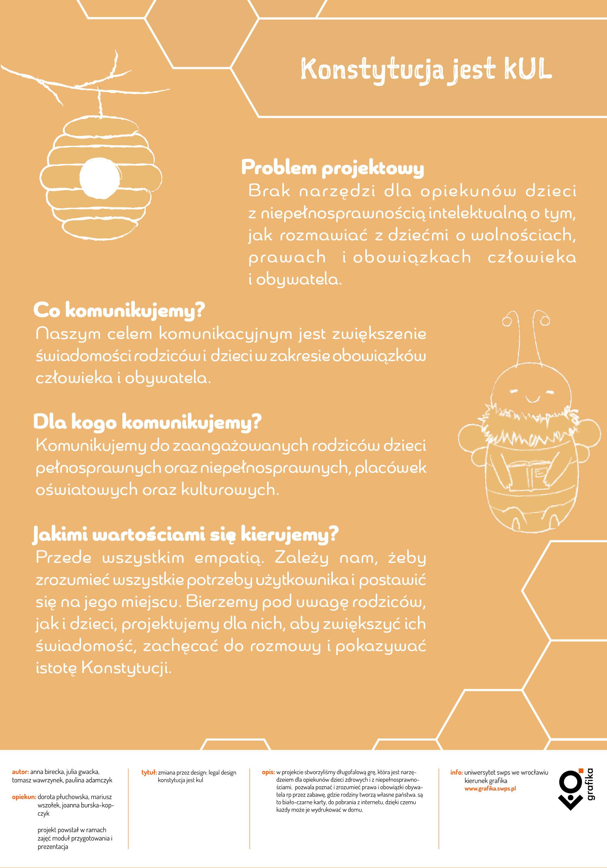 Wystawa z zakresu legal design – prace dotyczą Konstytucji RP
