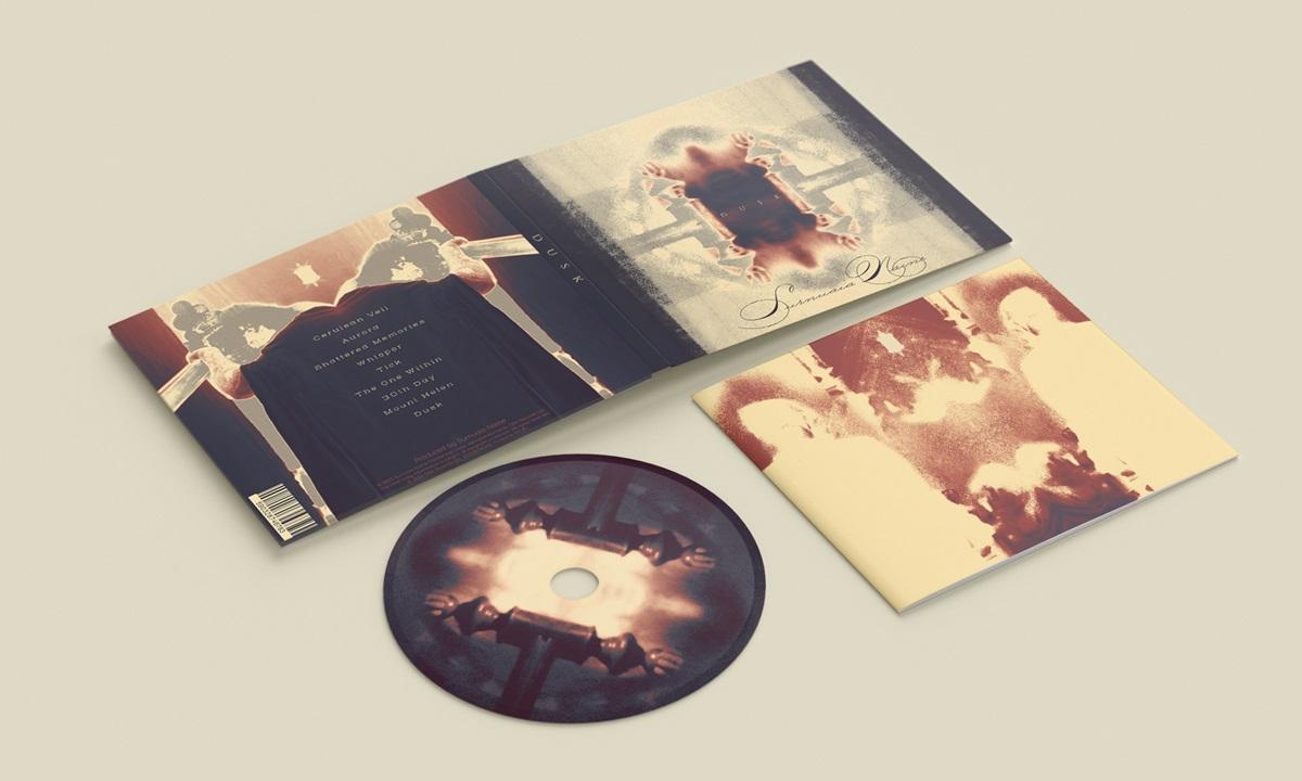 Projekt okładki albumu muzycznego wraz z płytą cd.