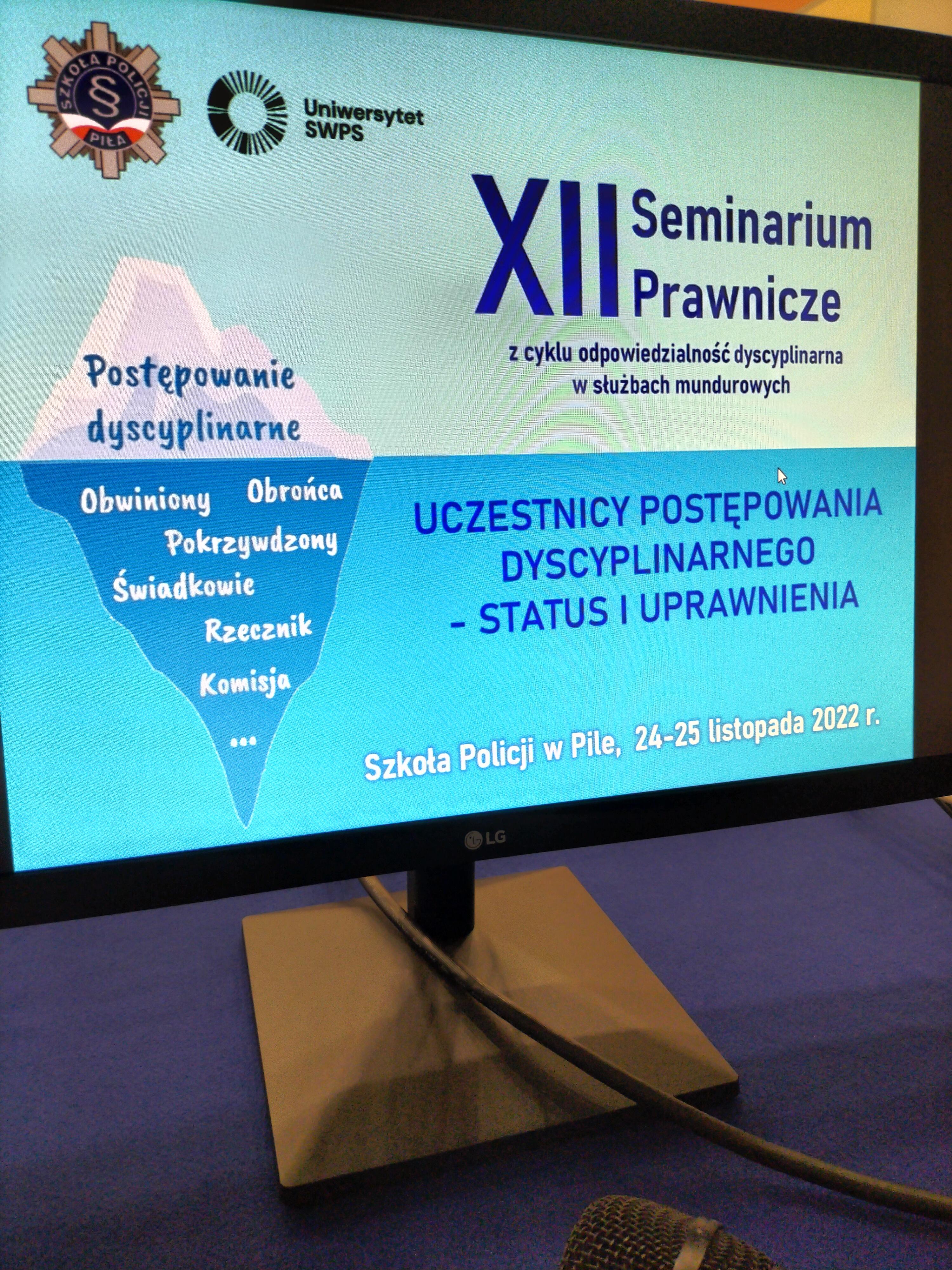 Seminarium prawnicze w Pile