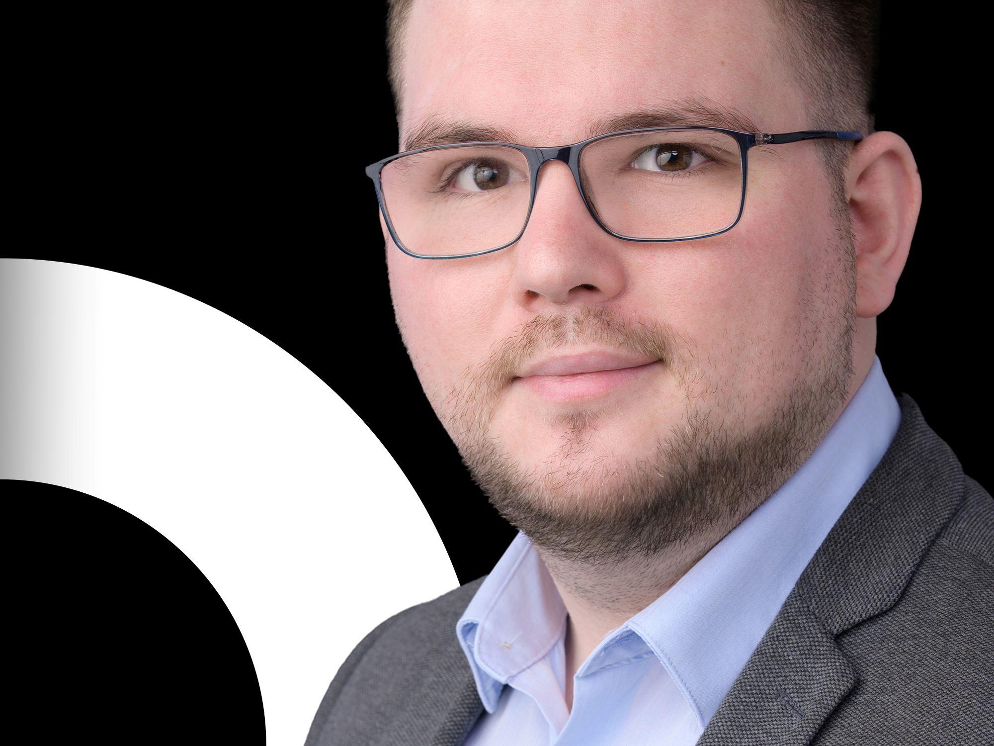 Edwin Leśniak, student prawa w biznesie